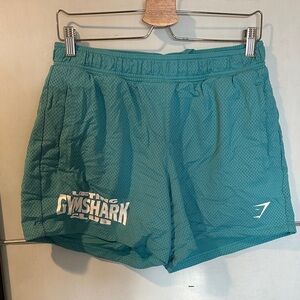 Gymshark Turquoise Mesh Shorts